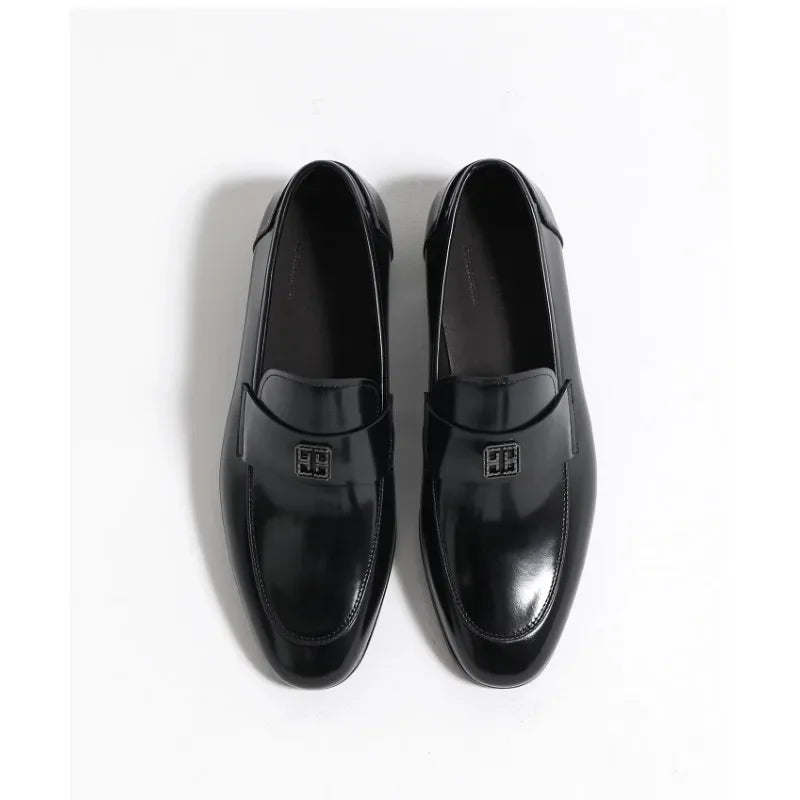 Men's British Stylish Black Loafer
