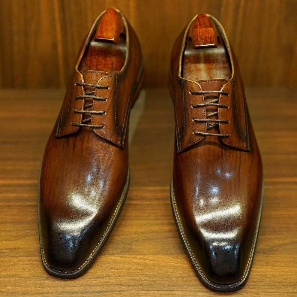 LUSSO & FINO | Brown Men's Dress Shoes For Men's
