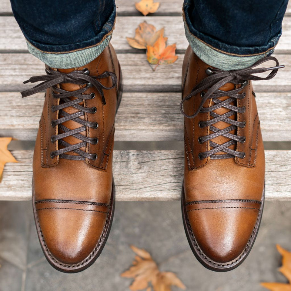 LUSSO FINO “Regalia Tan” Goodyear Welted Boots