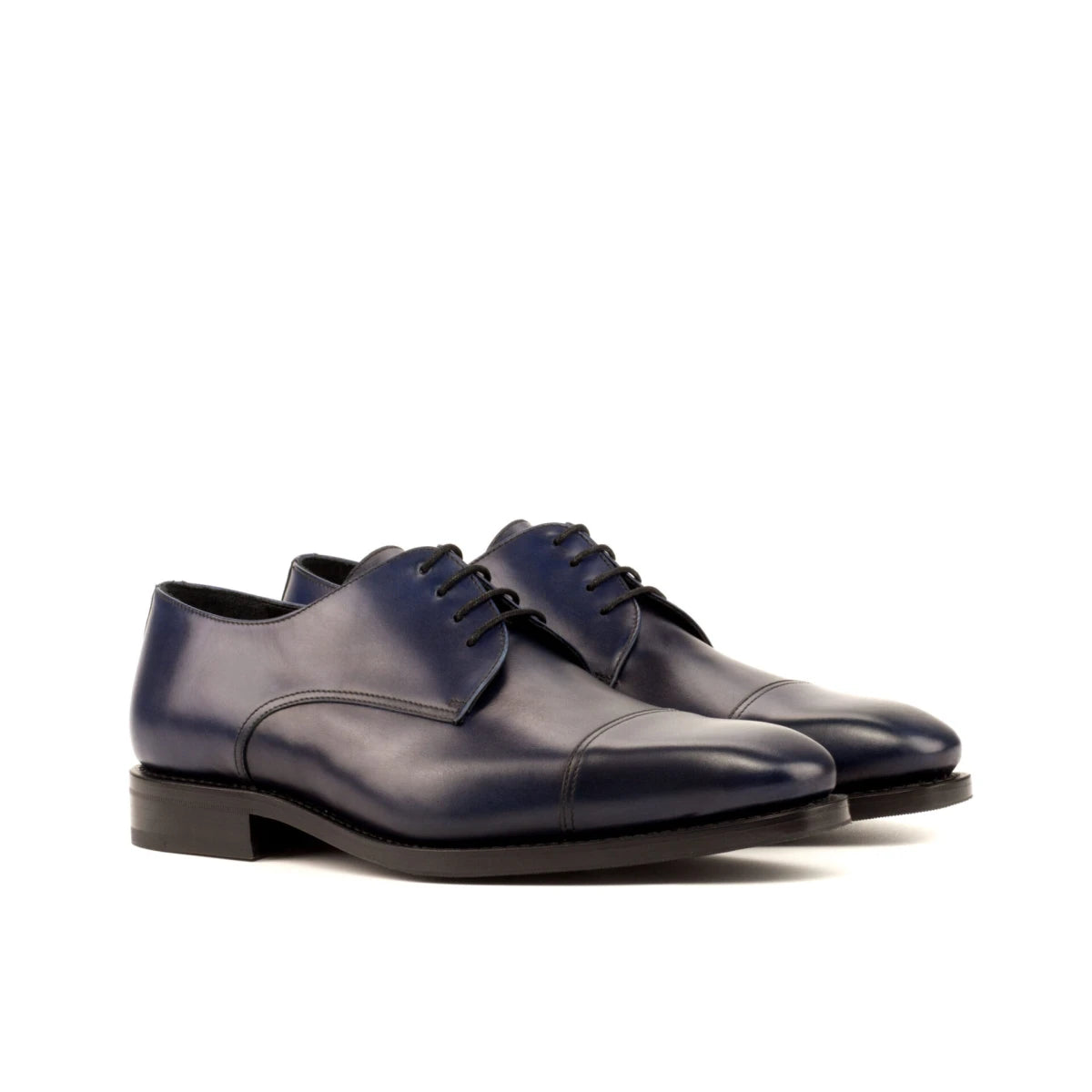 Navy Blue Toecap Derby