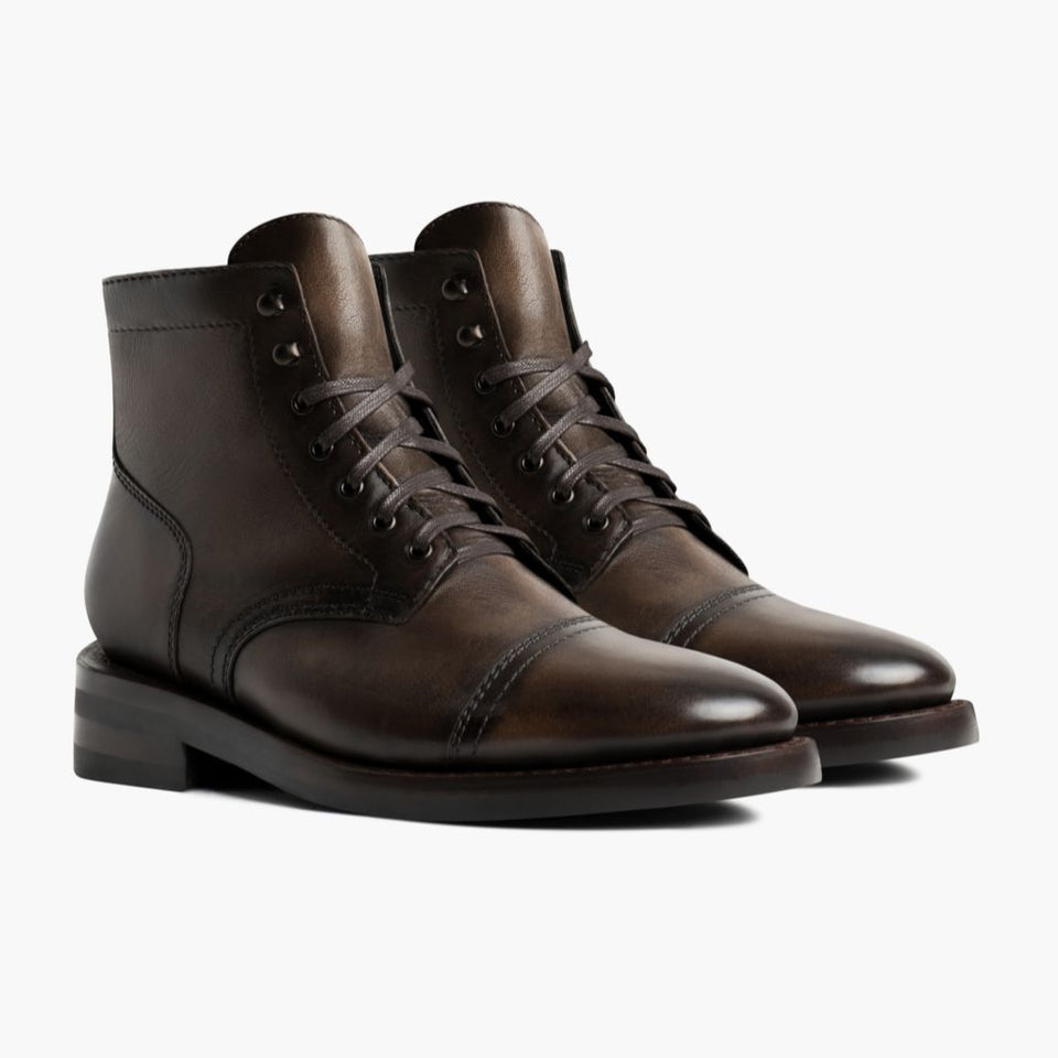 LUSSO & FINO “Noir Vanguard” Goodyear Welted Boots