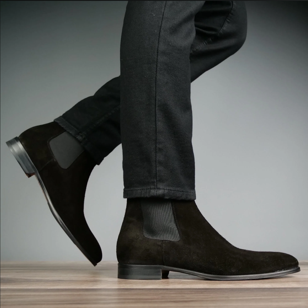 Lusso | FINO Obsidian Eclipse Midnight Suede Chelsea