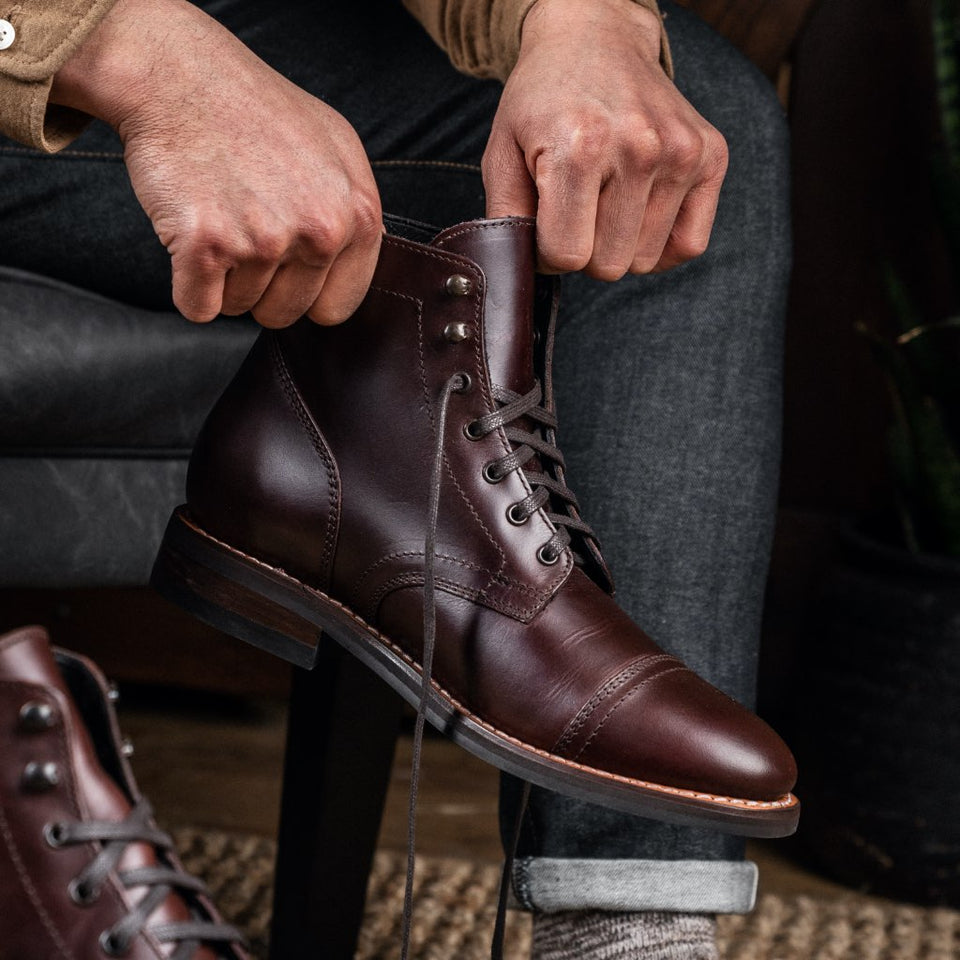 LUSSO & FINO — The Torino Cap-Toe Boot