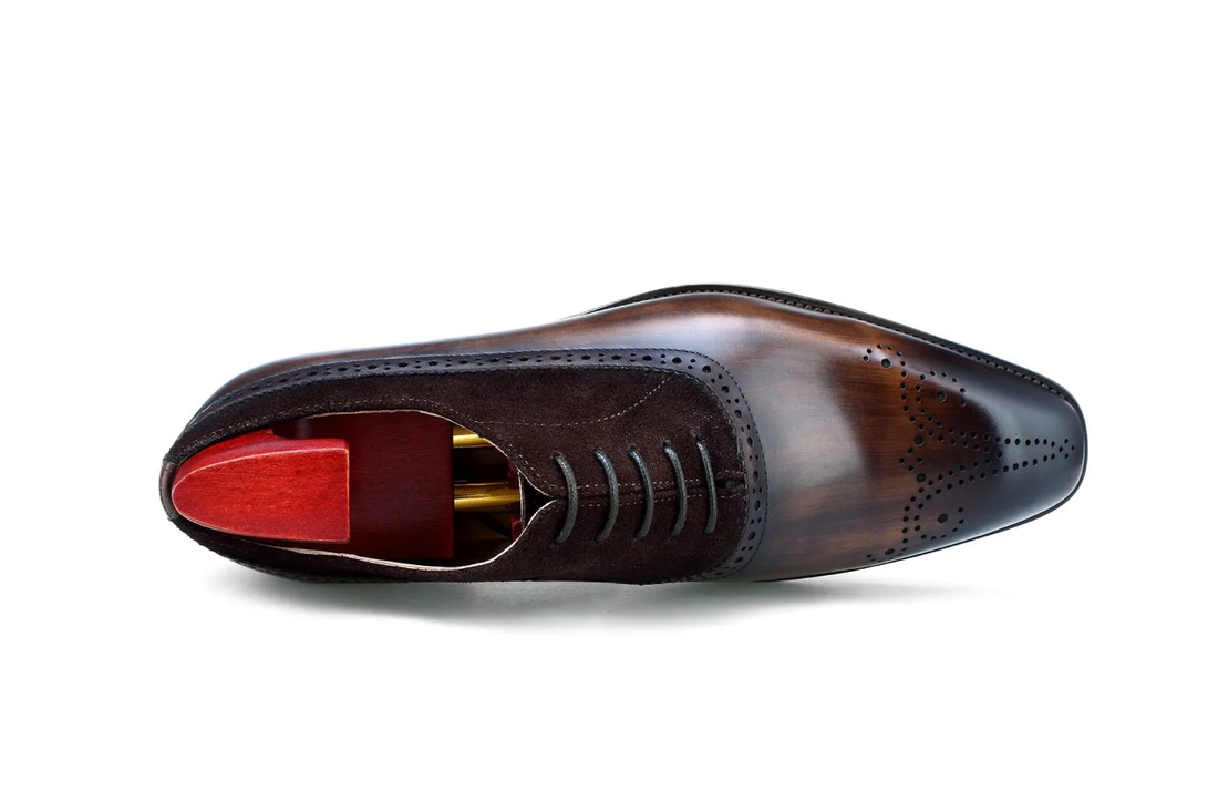 Brunel Suede-Patina Oxford