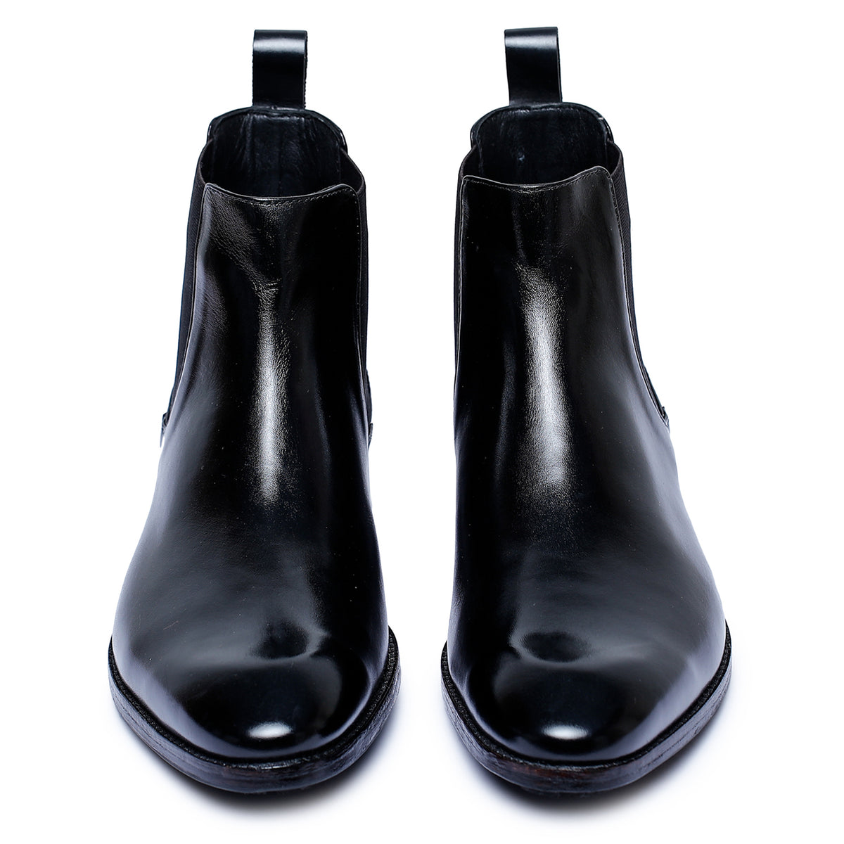 Lusso | FINO Black Onyx Shadow Chelsea Elegance Boots For Men's