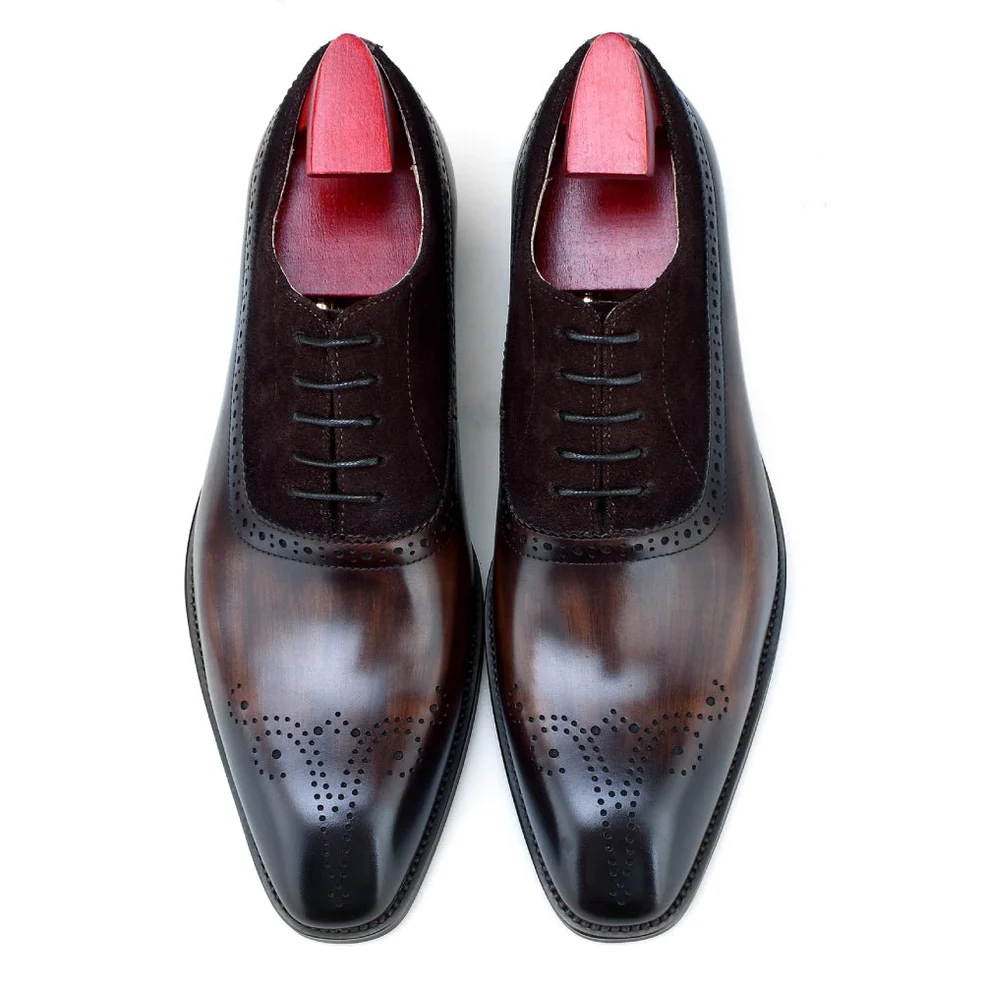 Brunel Suede-Patina Oxford