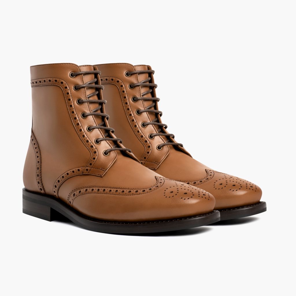 LUSSO & FINO The Windsor Brogue – Goodyear Welted Heritage Boot