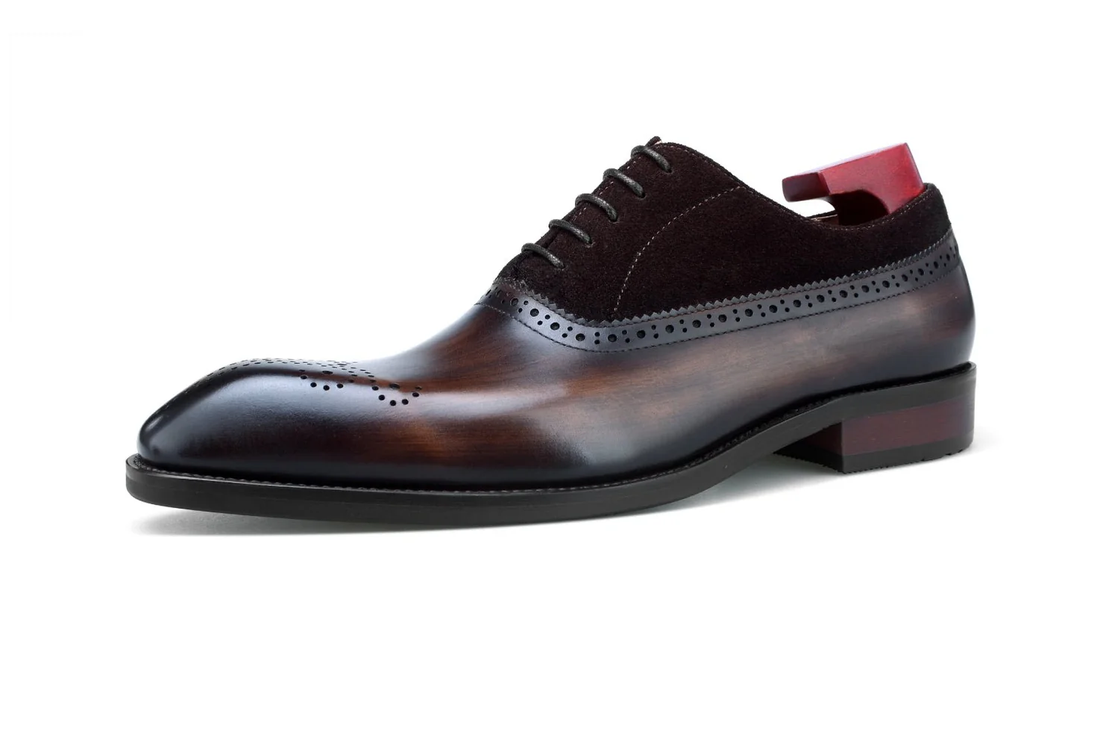 Brunel Suede-Patina Oxford