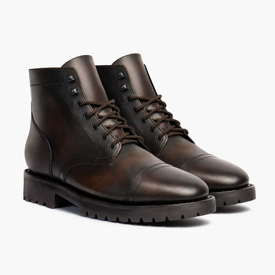 LUSSO & FINO “The Montaro” Cap-Toe Boot