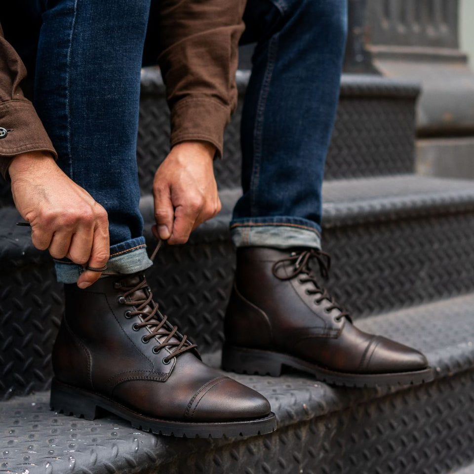 LUSSO & FINO “The Montaro” Cap-Toe Boot