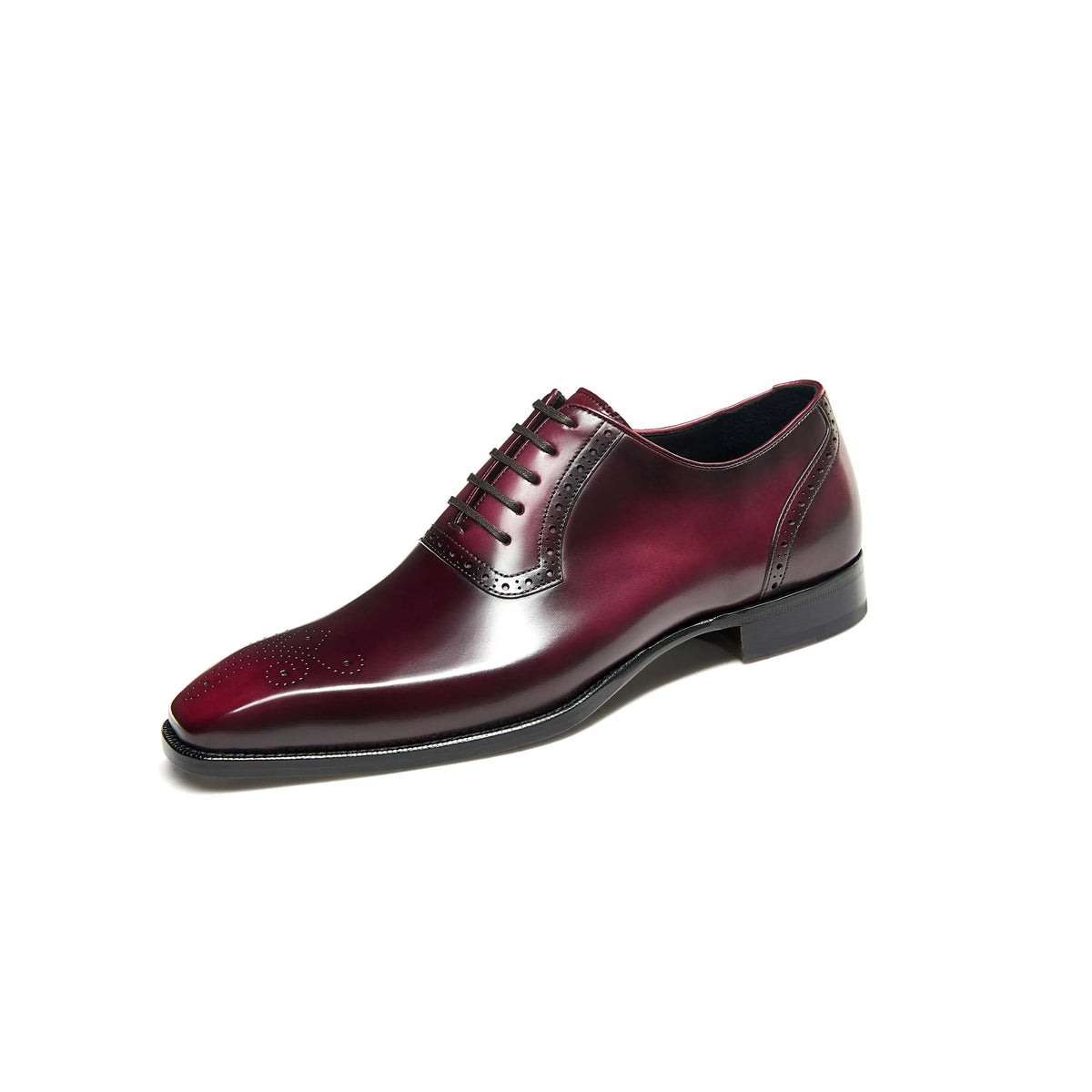 Burgundy Luxe Oxford Shoe for Men's