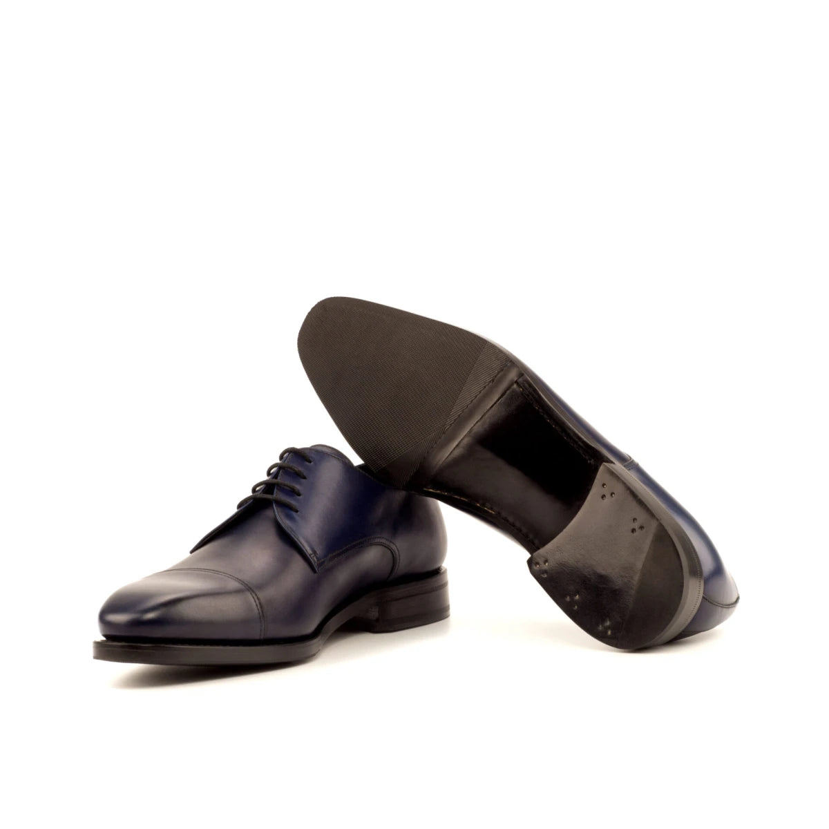 Navy Blue Toecap Derby