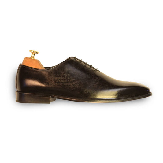 Black Wholecut Italian Galaxy Formal Premium Leather Shoe