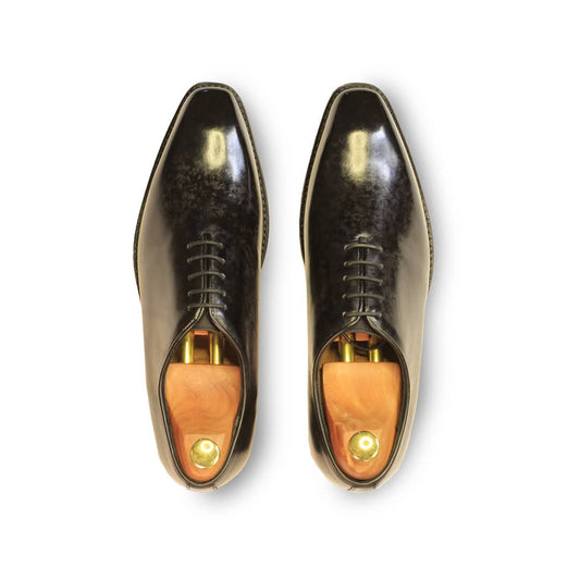 Black Wholecut Italian Galaxy Formal Premium Leather Shoe