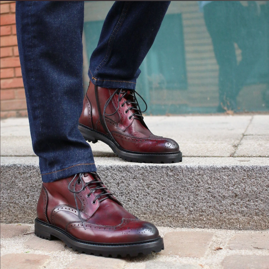Lusso | FINO OxBlood Monarch Wingtip Heritage Edition