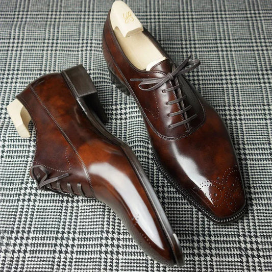 Lusso | FINO Verona Geniune Leather Brouge Shoes For Men's