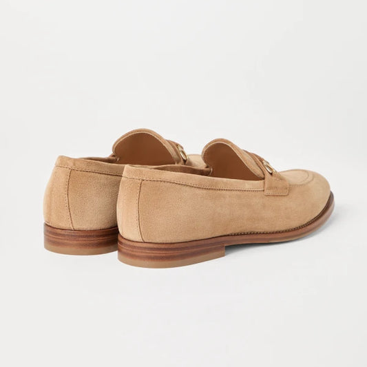 Lusso | FINO Sand Dune Regal Suede Loafers