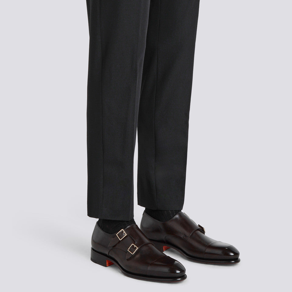 The Dark Espresso Double-Monk Strap