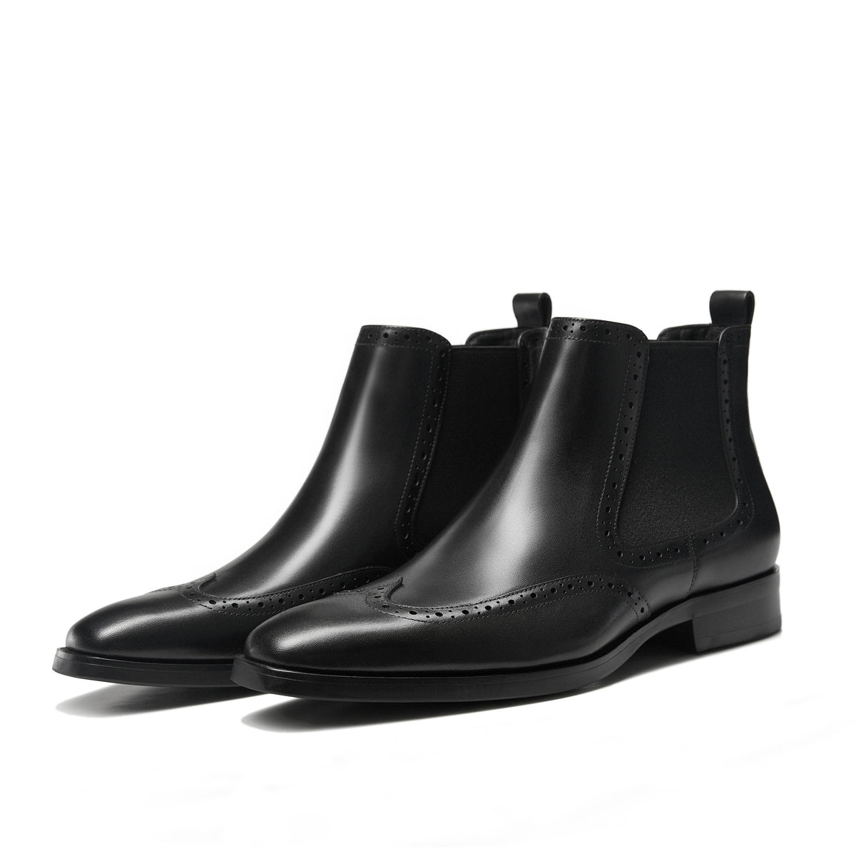 Midnight Brogue Classic Chelsea Boot For Men's