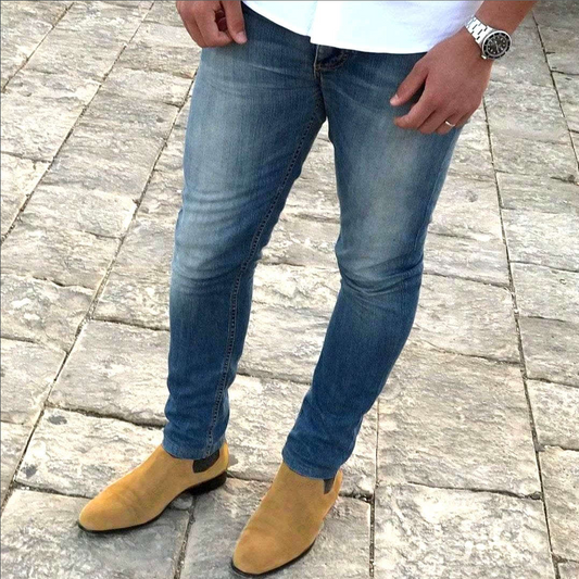 Lusso | FINO Tuscan Ember Sunstone Suede Chelsea Boot