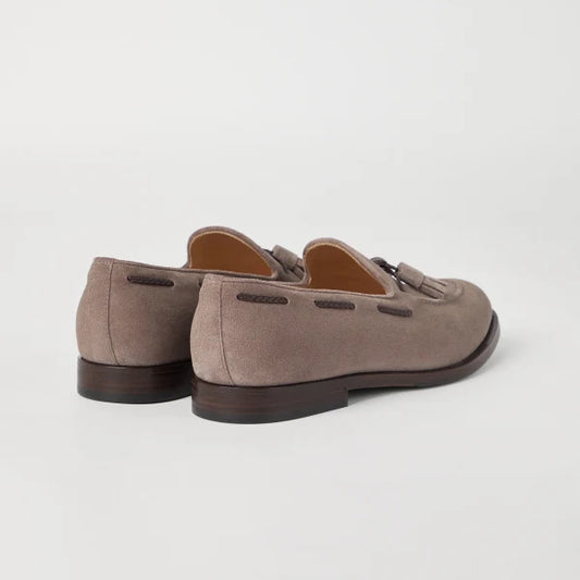 Lusso | FINO The Five O'Clock Suede Tassel Loafer For Men's