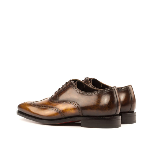 Mille Dollari Classic Stylish Patina Full Brogue Shoes