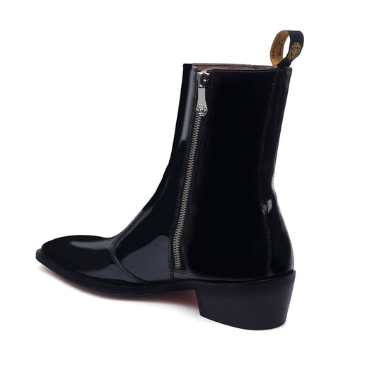 Lusso | FINO Noir Gloss Prestige Boot For Men's