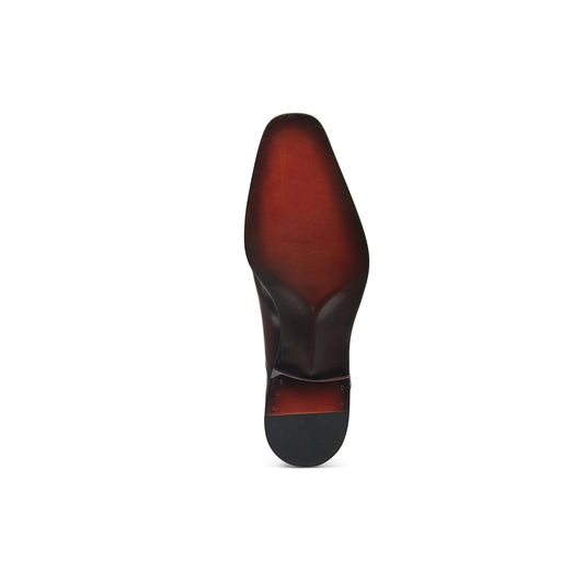 Burgundy Luxe Oxford Shoe for Men's