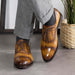 Lusso & FINO | Good Year Welted Patina Finished Oxford Shoe For Men's