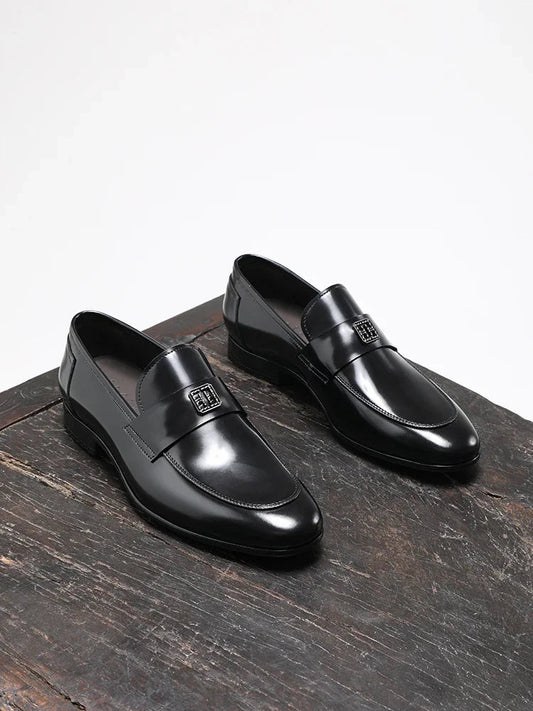 Men's British Stylish Black Loafer