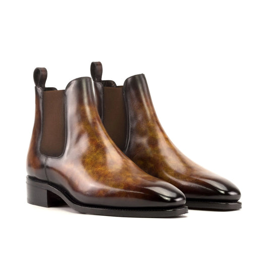 Lusso | Fino Tuscan Burnished Leather Chelsea Boot for Men's