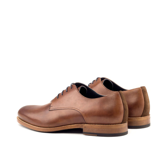 Full-Grain Leather Derby Lace-Ups with Ventilated Design