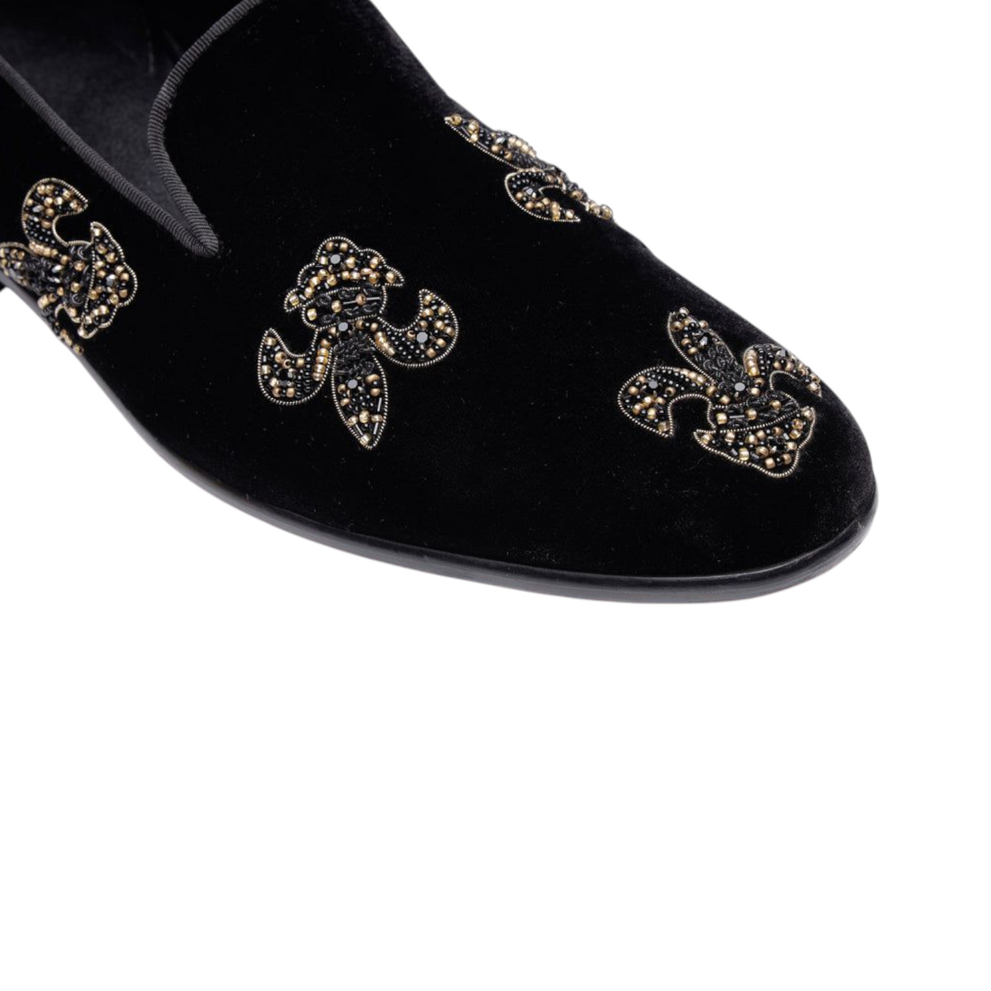 LUSSO FINO – Midnight Fleur Loafers