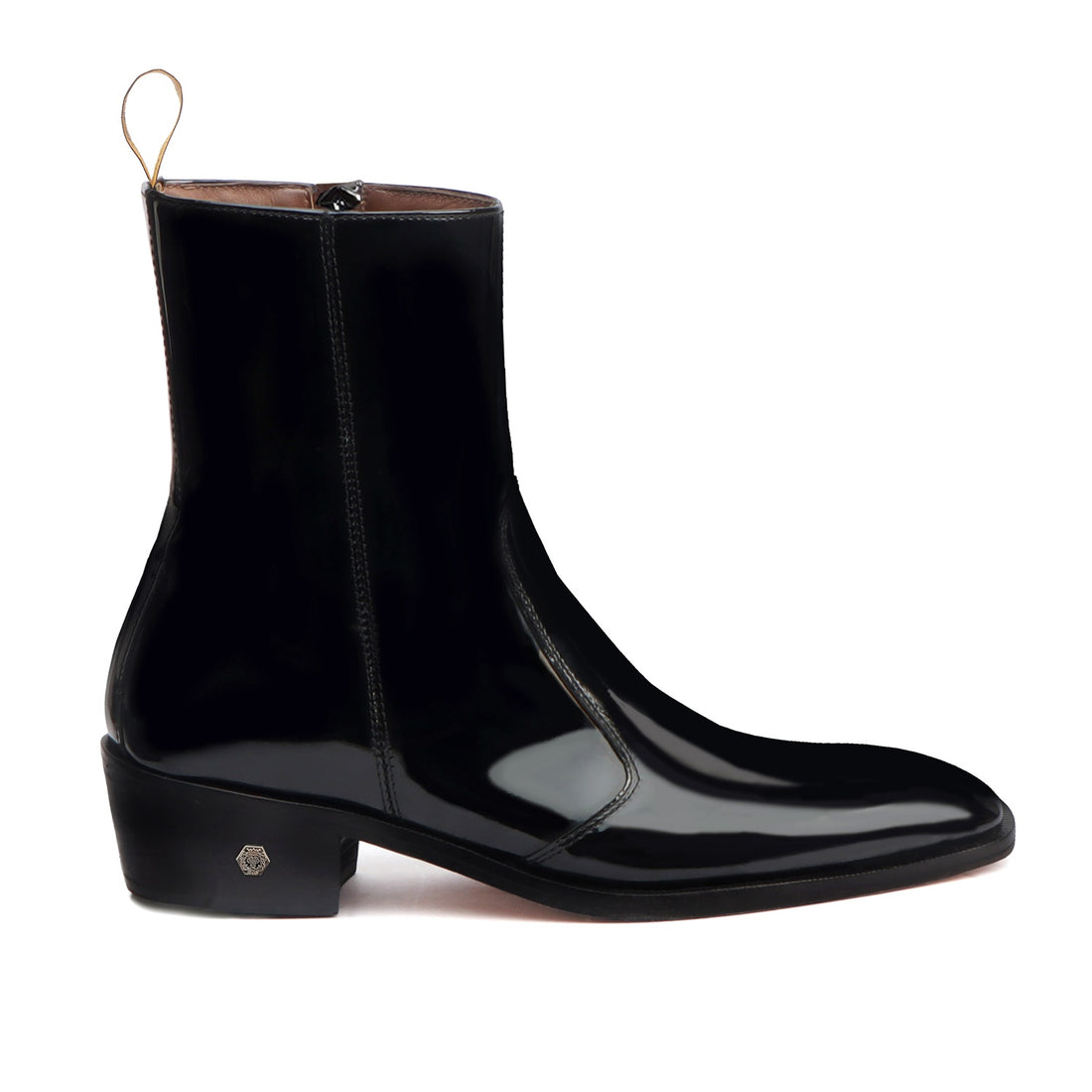 Lusso | FINO Noir Gloss Prestige Boot For Men's