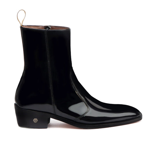 Lusso | FINO Noir Gloss Prestige Boot For Men's