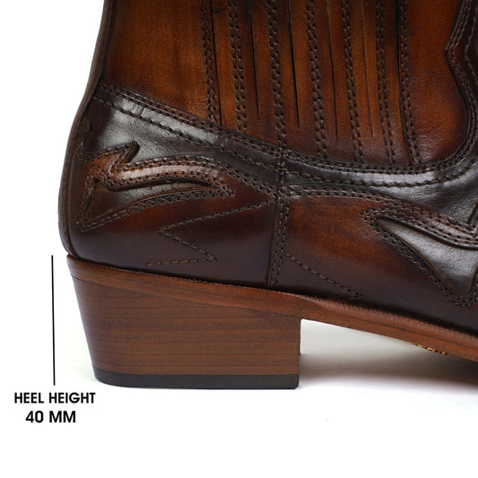 Lusso | FINO Twilight Ember Leather Wanderer Boots