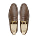 Lusso | BRUNO Men's Brown Pebble Grain Leather Penny Loafer