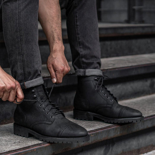 LUSSO & FINO — The Raven Commando Boot