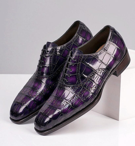 Lusso | FINO Royal Eclipse Amethyst Brogue Oxford