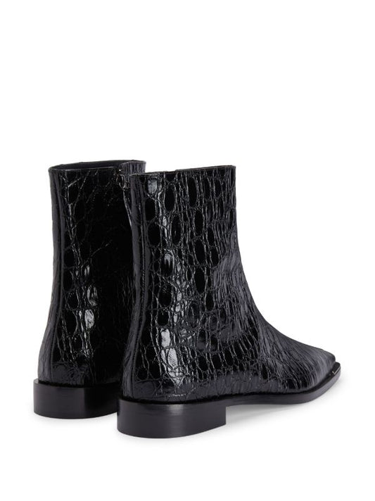 Lusso | FINO Noir Sovereign Sleek Croc Boot