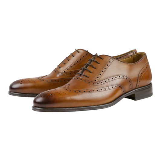 Lusso | FINO Amber Regent Sovereign Wingtip Oxford