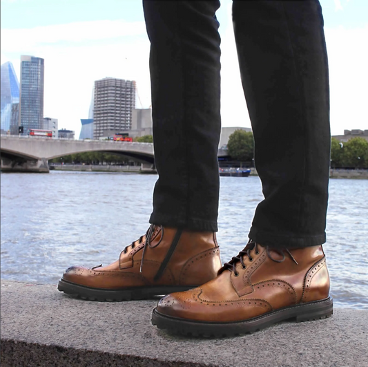 Lusso | FINO Amber Forge Highland Wingtip Valor Edition