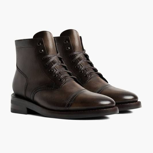 LUSSO & FINO “Noir Vanguard” Goodyear Welted Boots