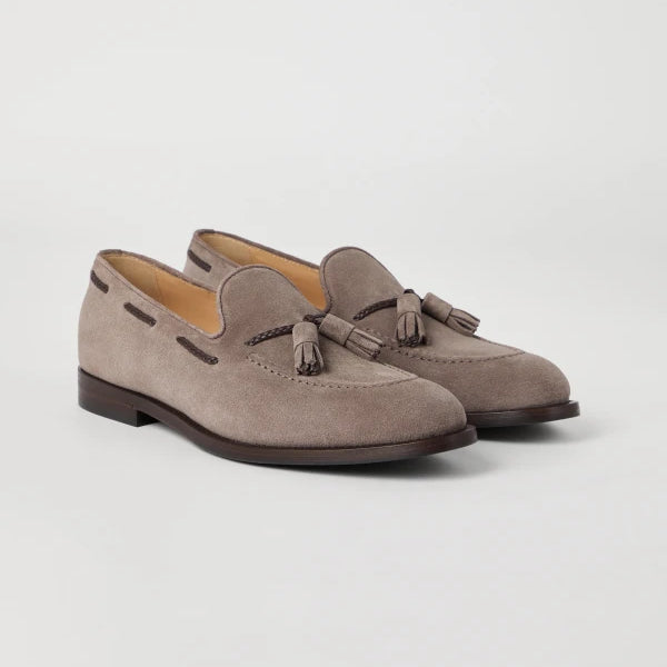 Lusso | FINO The Five O'Clock Suede Tassel Loafer For Men's