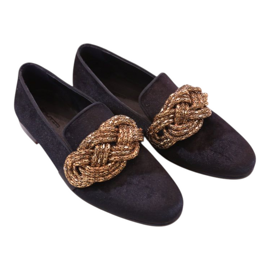 Lusso | FINO Midnight Regal Knot Loafers