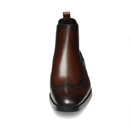 Midnight Jet Wingtip Dress Boot For Men's