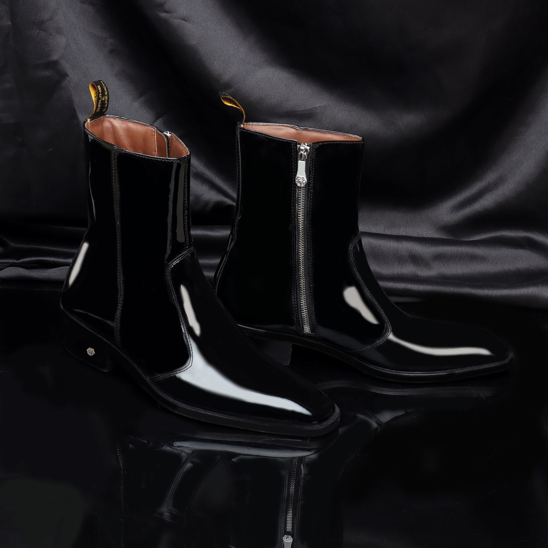 Lusso | FINO Noir Gloss Prestige Boot For Men's