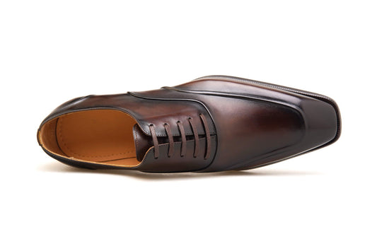 Lusso & FINO | Classic Balmoral Oxford Leather Shoe For Men's