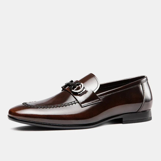 Timeless Round-Toe Business Loafer