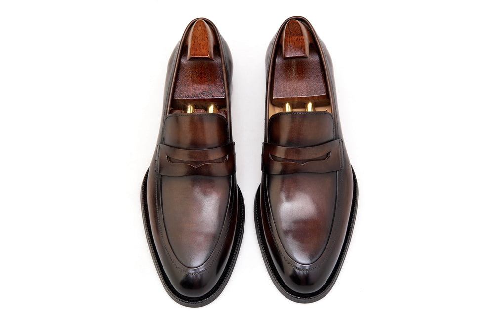 Lusso & FINO | Midnight  Handmade Penny Loafer For Men's